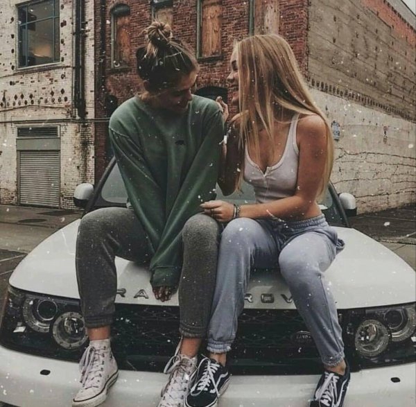 фотосессия парня с подругой