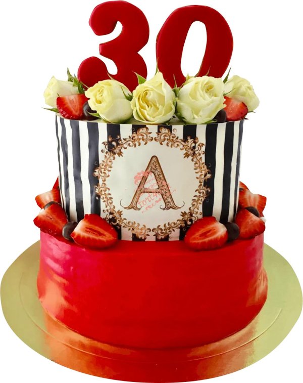 торт на юбилей 30 лет девушке