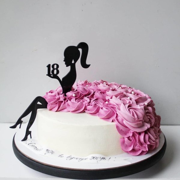 оформление торта для девушки