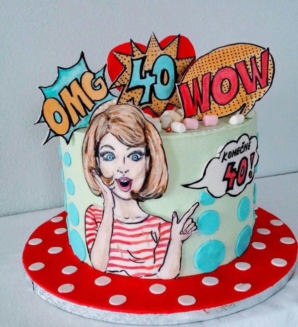 торт поп арт