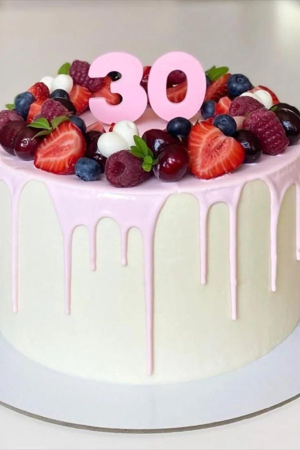 дизайн торта на 30 лет девушке