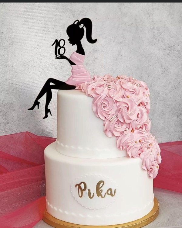 торт девушка