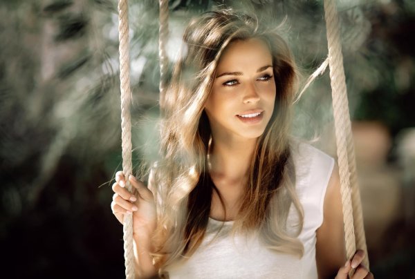 красива женщина