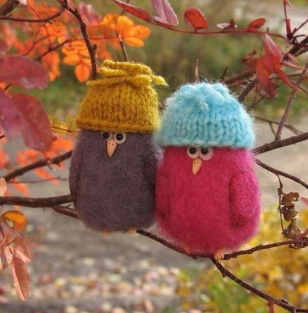 вязаная сова