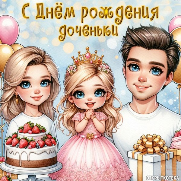 с днем рождения дочки родителей
