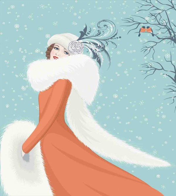 снегурочка стилизованная