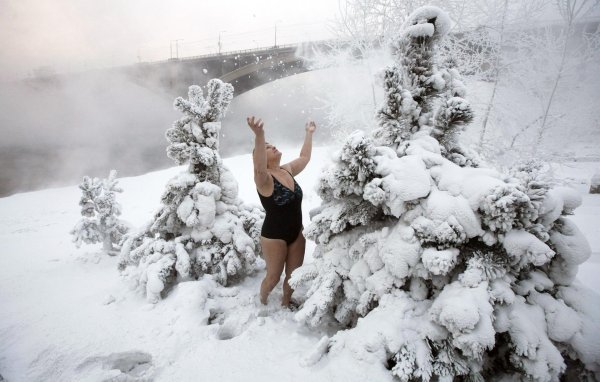 зимнее купание