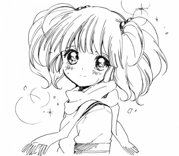 раскраска аниме