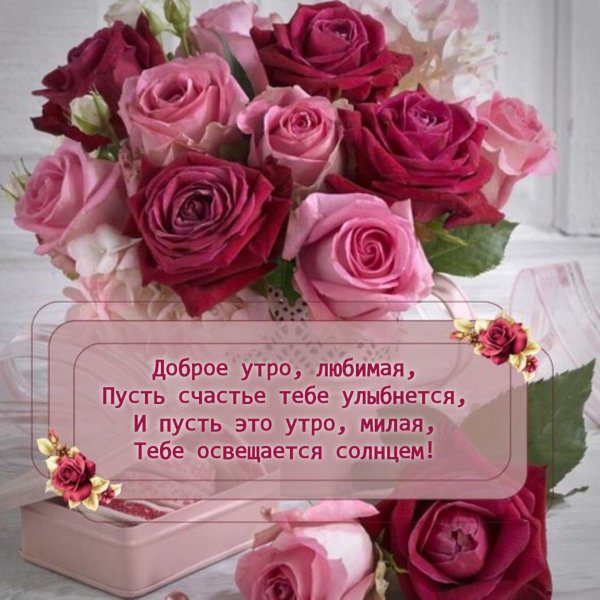 доброго утра любимая