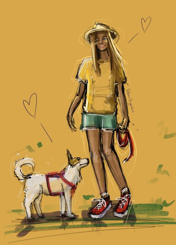 модная иллюстрация