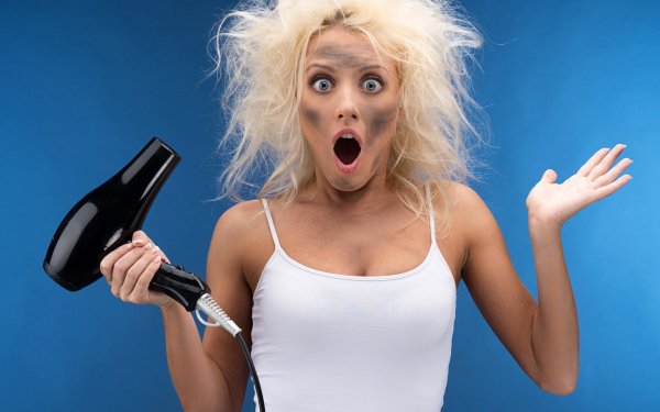 смешная блондинка