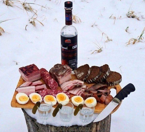 шашлык зимой