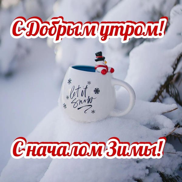 снежное утро