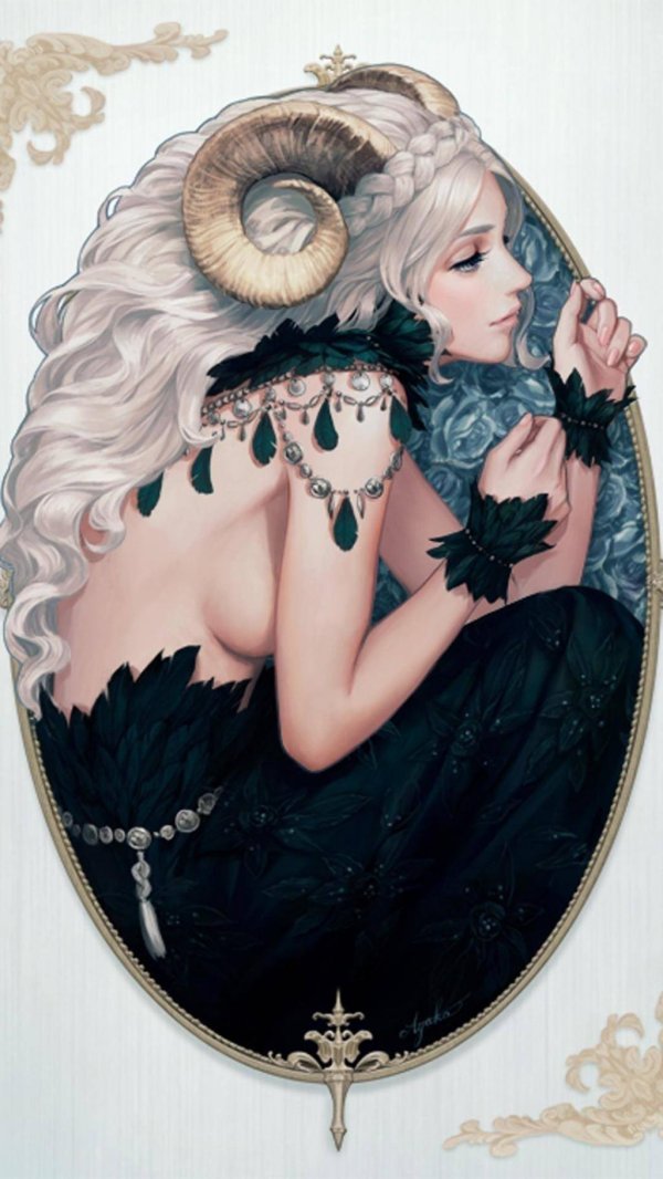 девушка овен