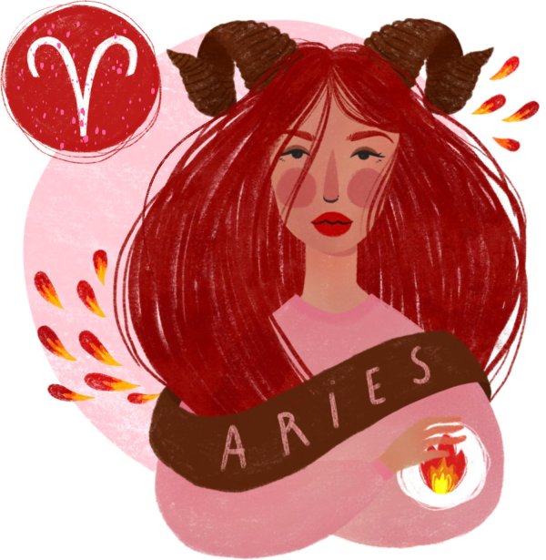 девушка овен