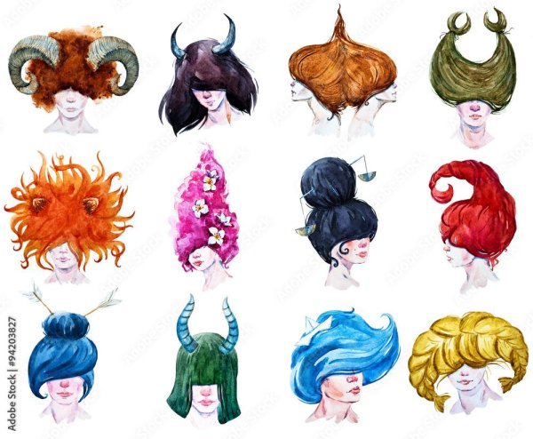 причёски знаков зодиака