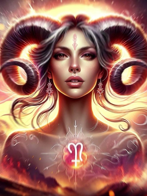 девушка овен