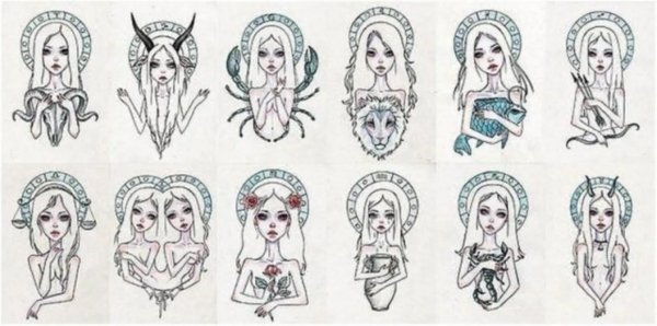 красивые рисунки знаков зодиака