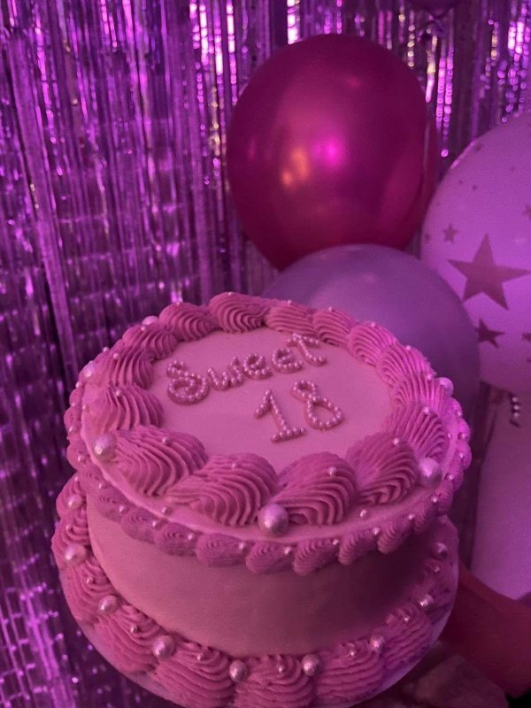 на день рождения торт