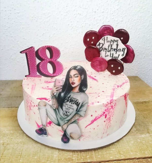 тортики на 18 лет девушке