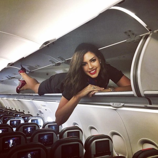 стюардесса частного самолёта