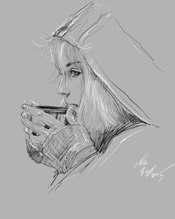 эскиз персонажа