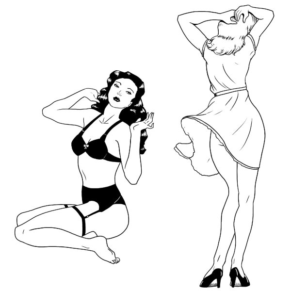 девушки в стиле