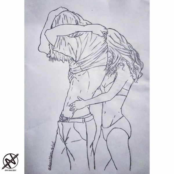 романтические рисунки карандашом