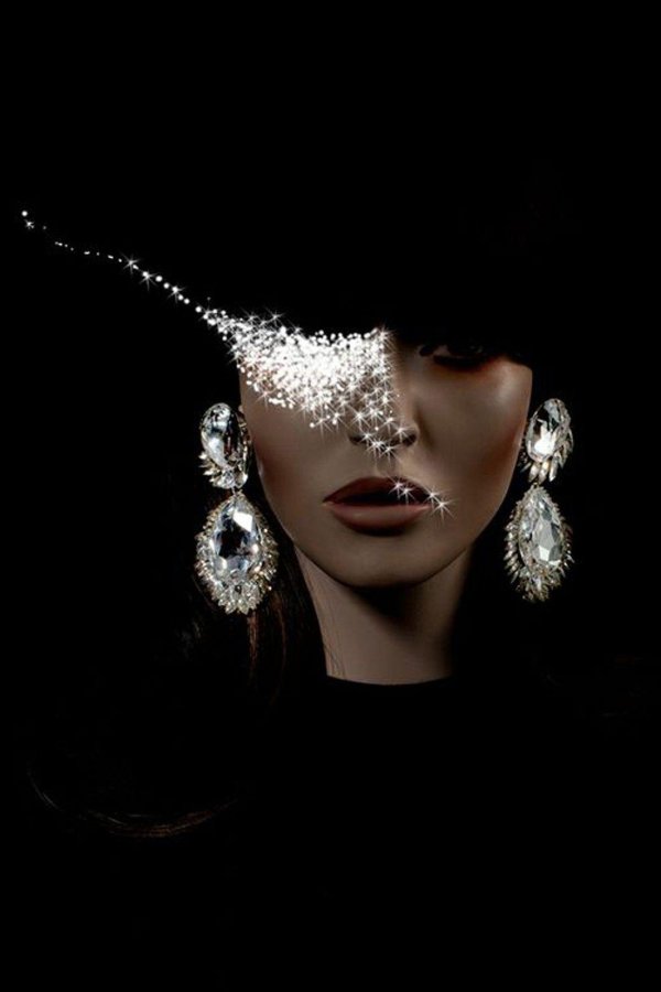 девушка гламур