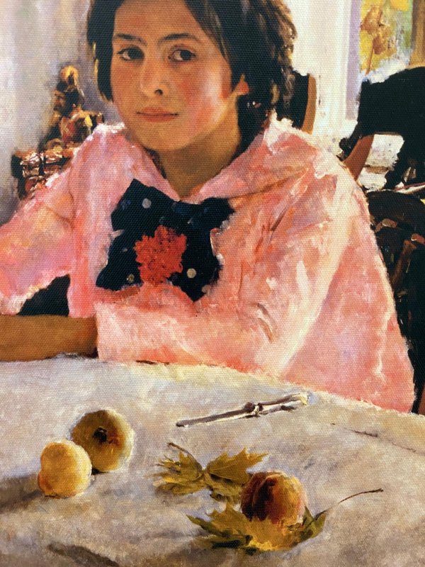 девочка с персиками серова