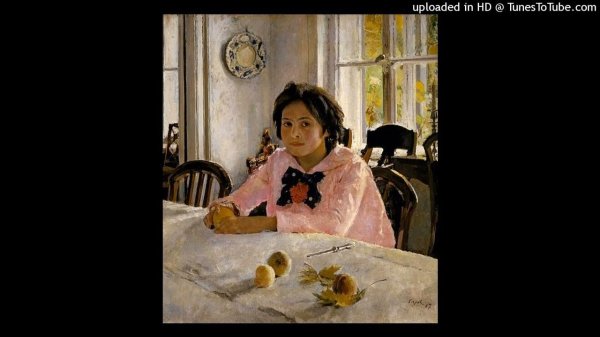 девочка с персиками серов