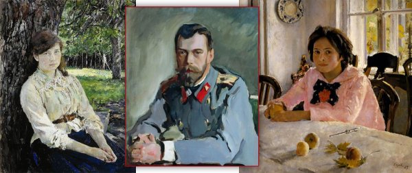 серов девочка с персиками