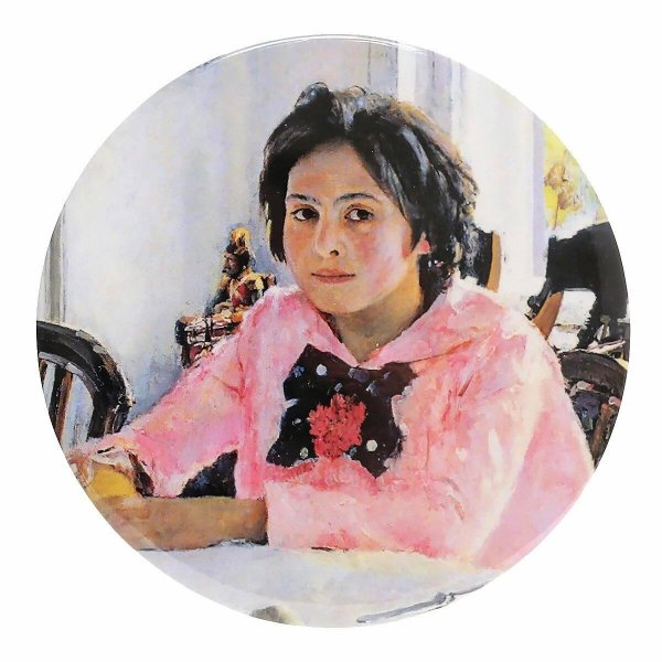 картина серова девочка с персиками