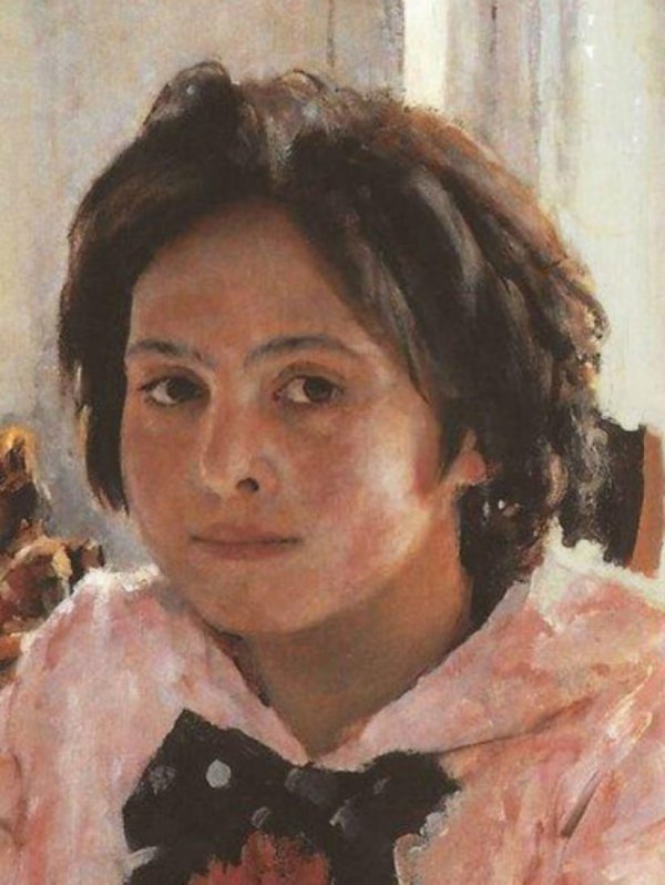 девочка с персиками картина серова