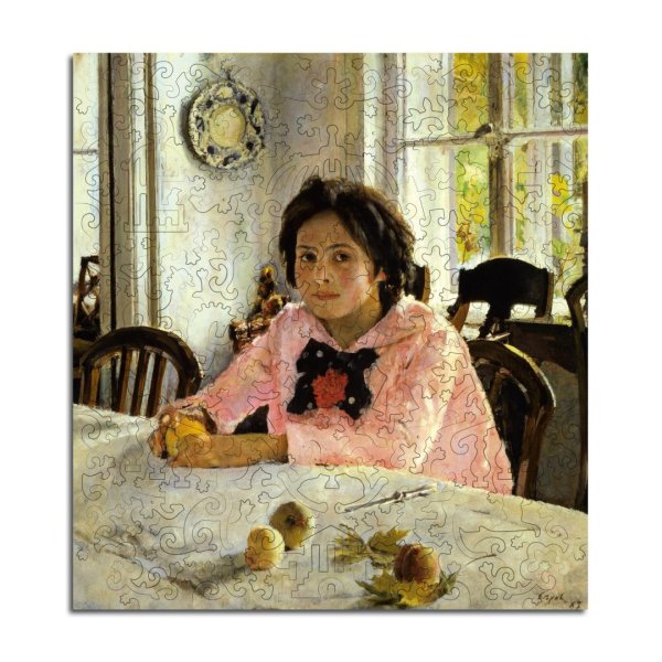 картина серова девочка с персиками