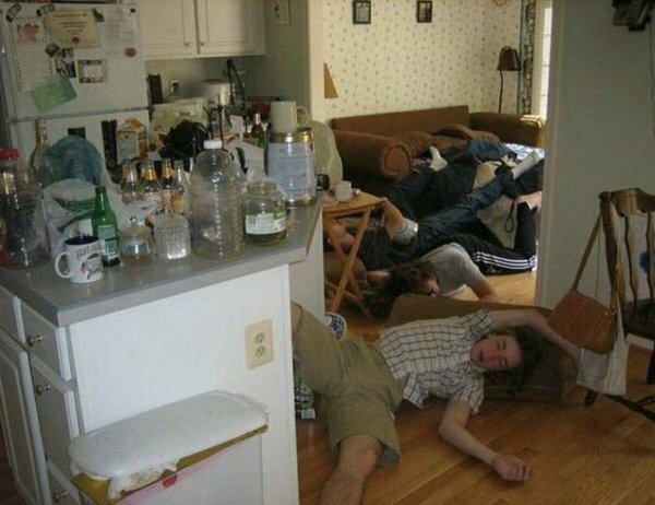 домашние пьянки