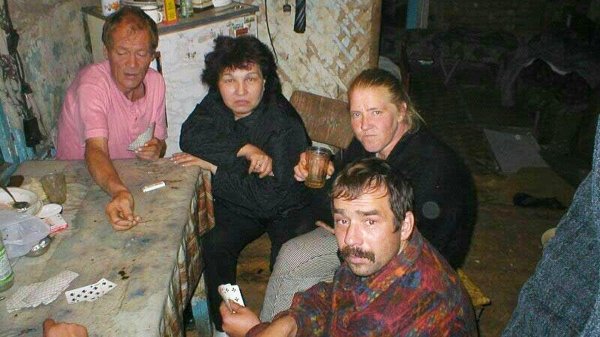 деревенская пьянка