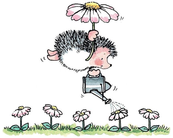 рисунки ежиков прикольные