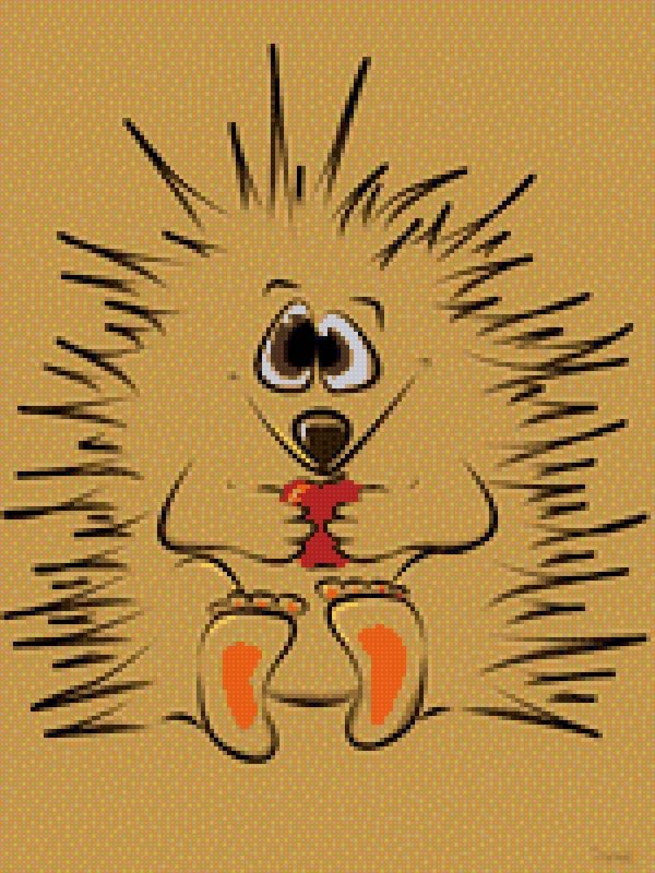 сердитый ежик