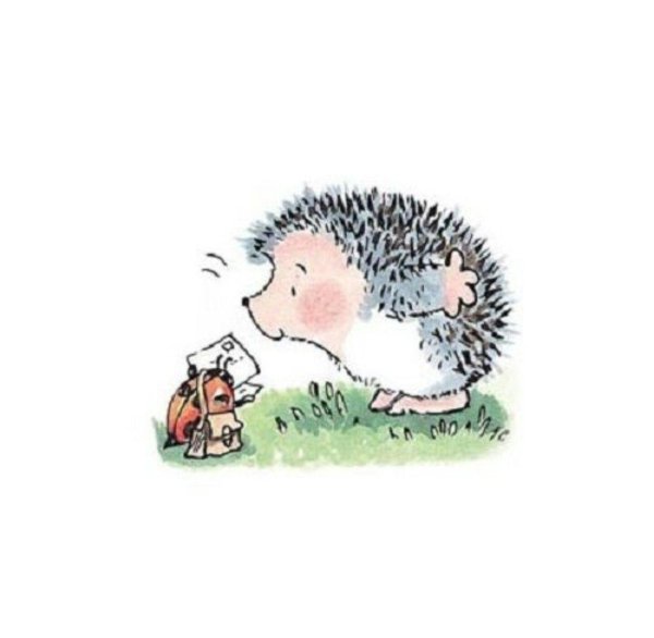 милые ежики рисунки