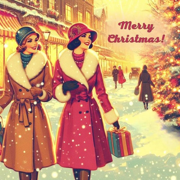 рождественская открытка