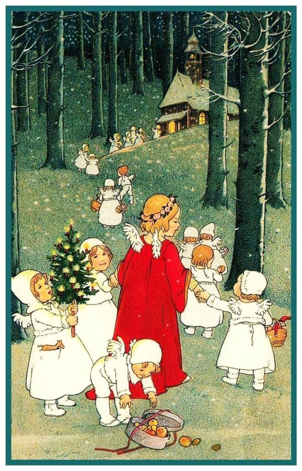 рождественские иллюстрации