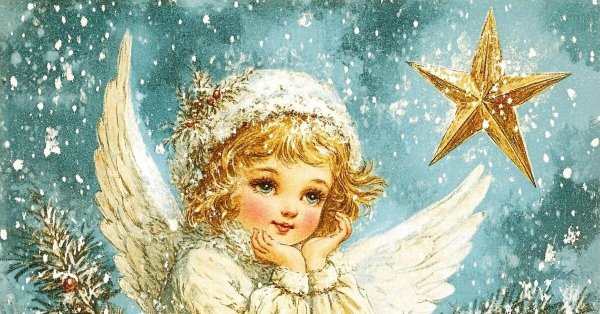 с рождеством христовым ангел