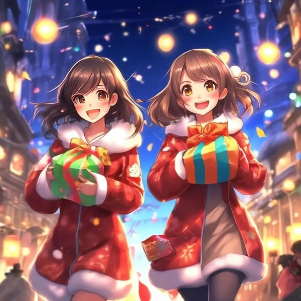 аниме новогоднее