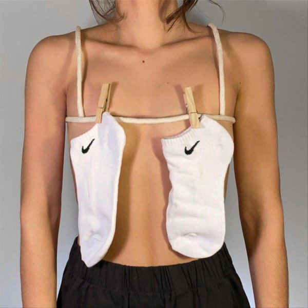 кроп топ nike