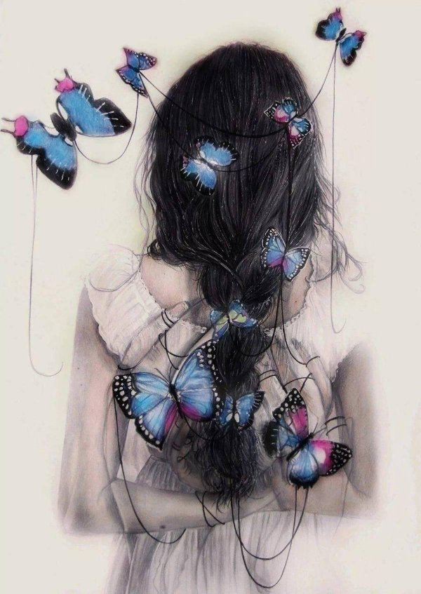 заколка бабочка