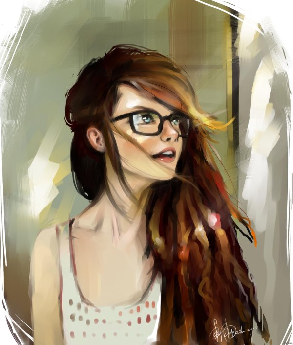 акварельные портреты