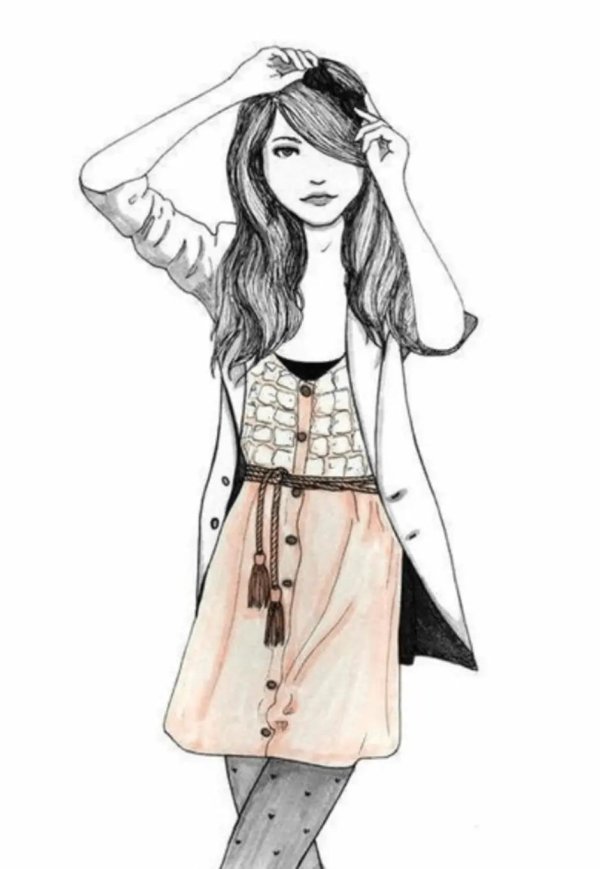 мода эскизы