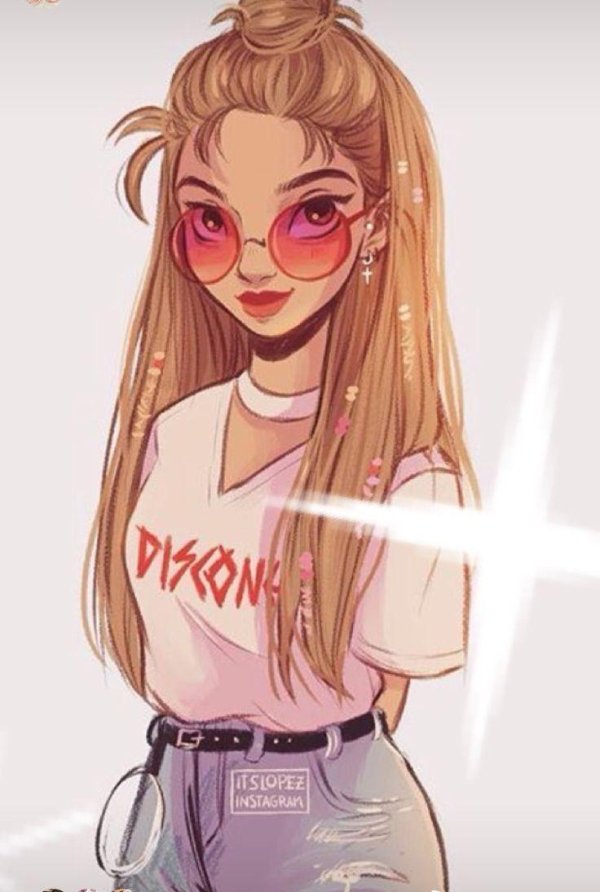 иллюстрации девушек