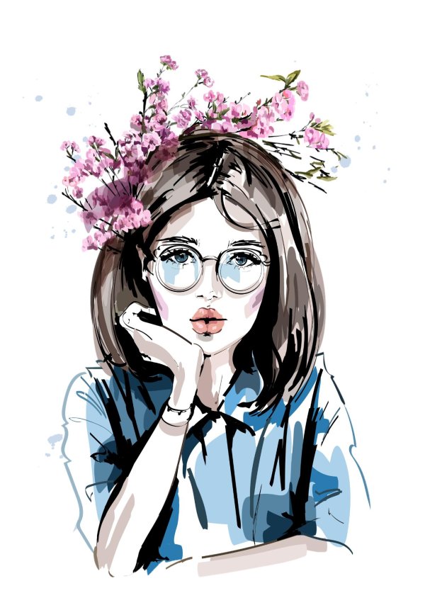 модная иллюстрация